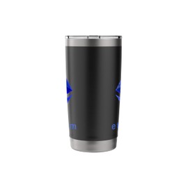 ETH Logo Blockchain T-Shirt Stainless Steel Insulated Tumbler