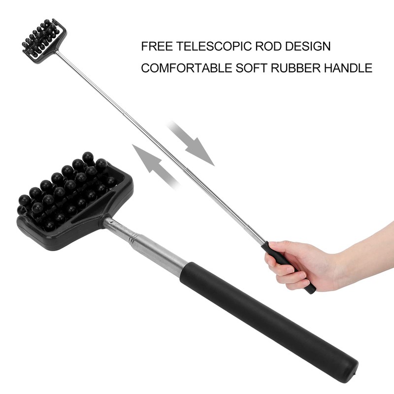 Back Scratcher, Telescopic Massager, Back Muscle Roller, Adjustable Back Head,