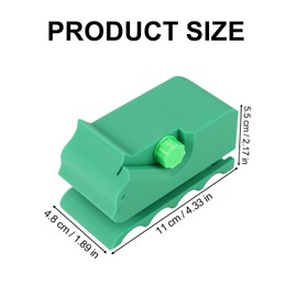 Cutter for Cat Scratchers with 10pcs Replacement Blades, 3D Printed Kitten Shaped Manual Cat Scratchers Cardboard Strip Cutting Tool for Pet Lover (Green)