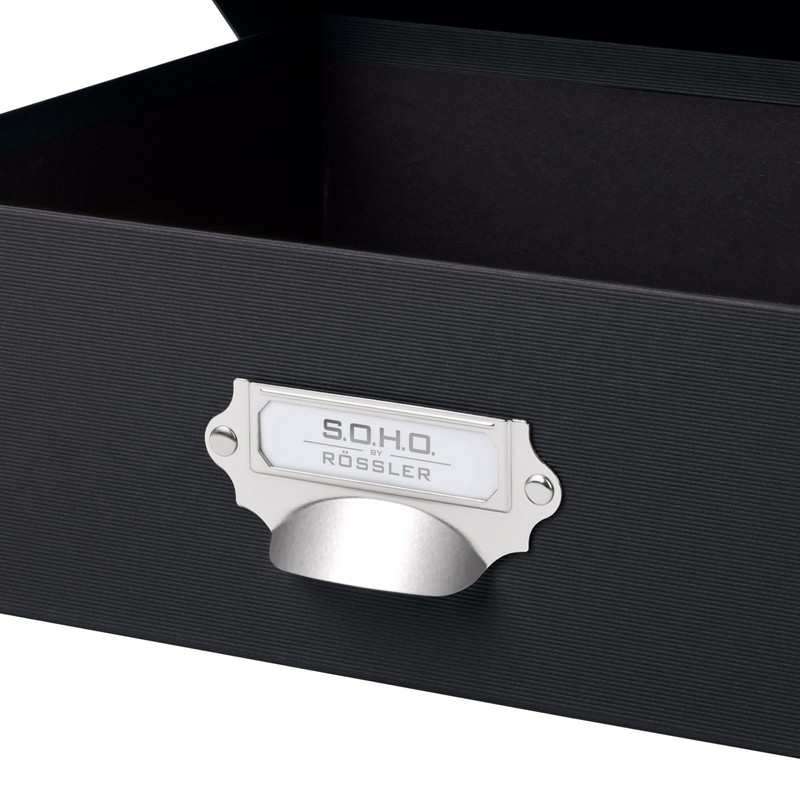 Rossler Soho A4 Paper Box with Index Holder and Handle