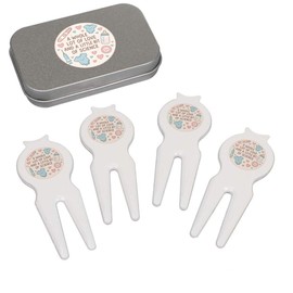 'A Whole Lot of Love and A Bit of Science' Golf Divot Tool/Repair Fork Gift Set (GO00069047)
