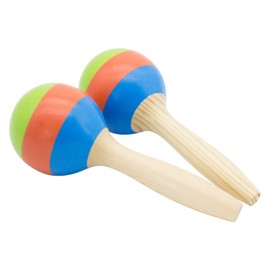 GICO Maracas for Children Set of 2 Wooden Game Wooden Toy Music Instrument Boys Girls - 3872