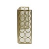 Christopher Knight Home Koda Modern Three Panel Iron Firescreen, Gold