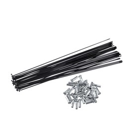 ACROPIX 36 Pcs Bicycle Steel Spokes 14G Bike Spoke 270mm Length with Nipples for Most Bicycle Car Parts