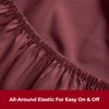 Mellanni King Size Fitted Sheets - All Around Elastic -