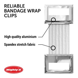 Elastic Bandage Clips - 30 Pack - Bandage Wrap Clips