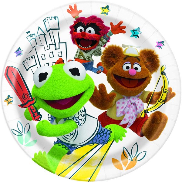 Unique Industries The Muppet Babies Lunch Plates (8 Pack - 9 Inches)