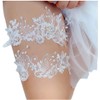 Ursumy Pearl Garters for Bridal Stretch Wedding Garter Lace Garters