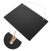 ROSENICE Black Board Hanging Wood Chalkboard for Both Sides