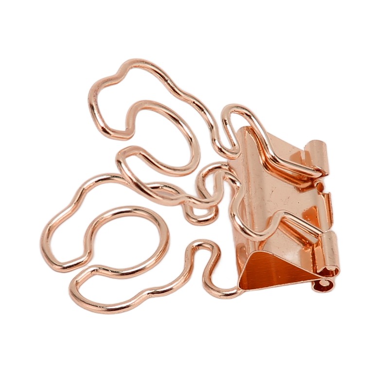 100 Pcs Mini Binder Clips Flower Shape Strong Clamping Force