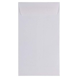 JAM papel moneda sobres – 50 sobres por paquete, Blanco, #6 Coin