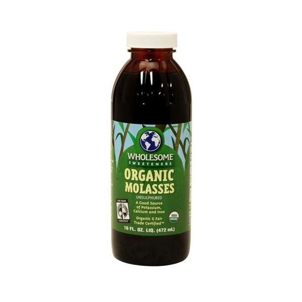 Wholesome Sweeteners, Molasses, Blackstrap, Ft, 32.00 OZ (Pack of 12)