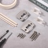 1 Set Door Strike Plate, Standard Door Latch Restorer Striker