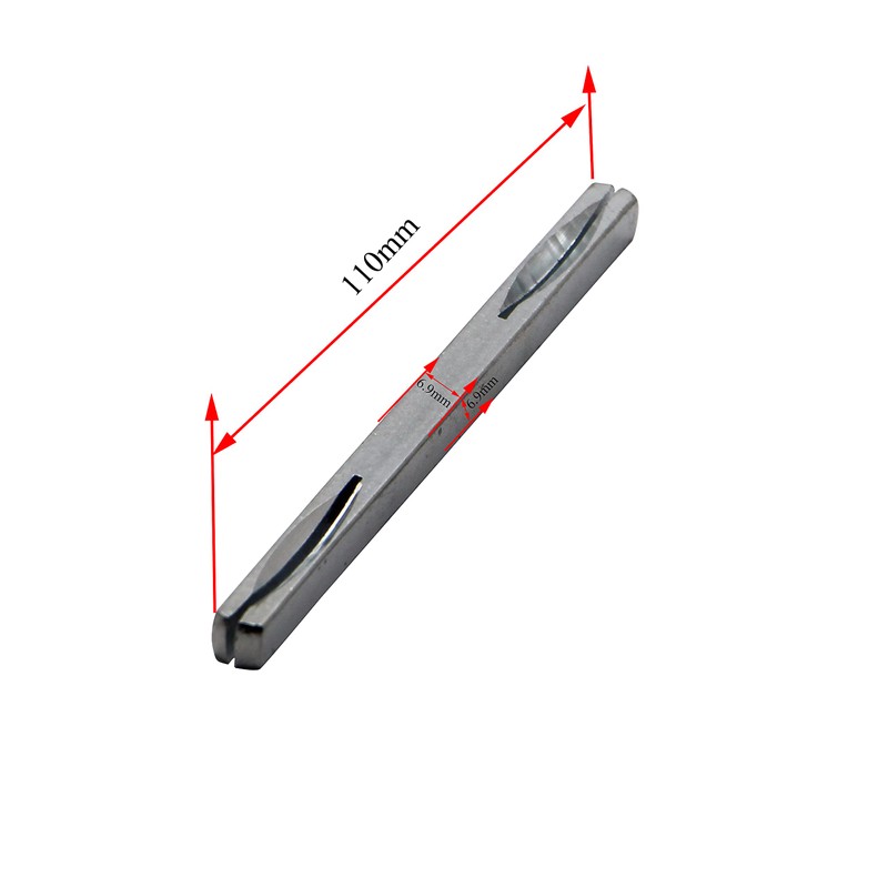 1 Piece 6.9mm Square X110mm Door Windows Handles Spindle and