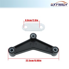 GXYWADY Double Eye Spring Tandem Trailer Axle Suspension Kit Includes Equalizer Kit/Release Kit/Nylon Bushings
