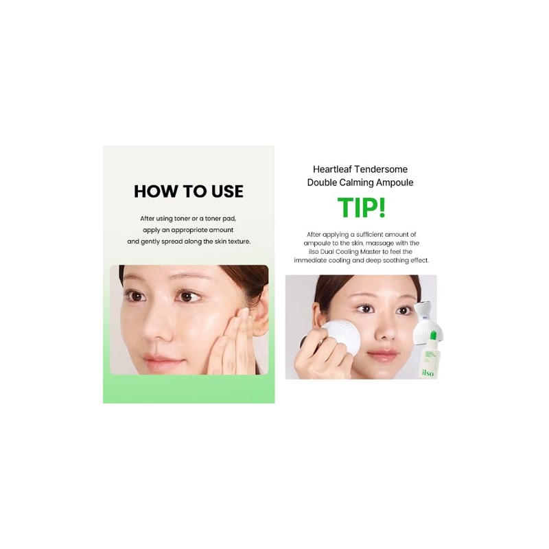 ILSO [ILSO]Heartleaf Tendersome Double Calming Ampoule 30ml