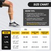 CAMBIVO 2 Pairs Compression Socks for Women and Men(15-20 mmHg),