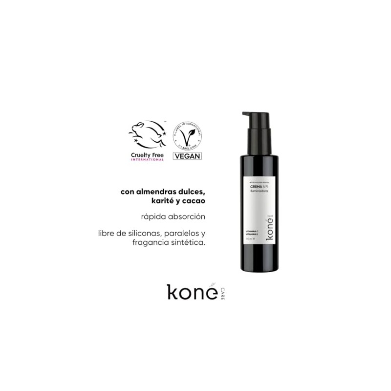 CREMA Nº1 ILUMINADORA - NUTRITIVA con VITAMINA C KONE CARE