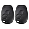 NJCXOLA 2 Pack Renault Key Shell 2 Buttons Car Key