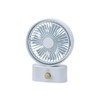 BRUNO BDE061-BL Fan, Tabletop, Silent, Oscillating, Small, Portable, Swing Desk