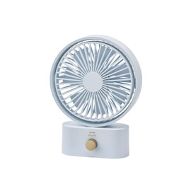 BRUNO BDE061-BL Fan, Tabletop, Silent, Oscillating, Small, Portable, Swing Desk Fan, Blue, Blue
