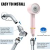 High Pressure Shower Head with Handheld, with Pause Switch 4