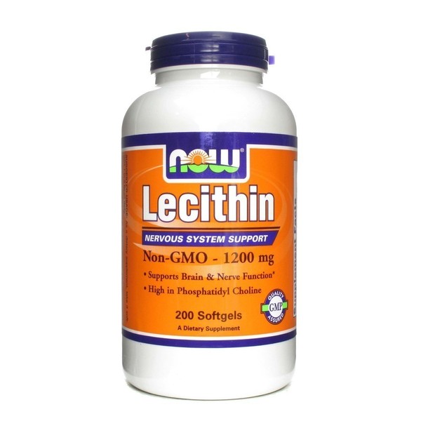 Now Foods Lecithin 1200 mg - 200 Softgels