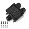 AOZBZ IP68 3-Way Waterproof Junction Box, Junction Box, Waterproof Electrical