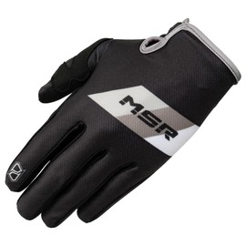 MSR™ Axxis Proto MTB Riding Gloves – Unisex XX-Large Black – Lightweight Motocross, MTB, BMX & Powersports Gloves