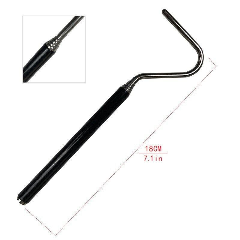 AIMALL Adjustable Telescopic Snake Hook, Stainless Steel Reptile Capture Hook,