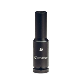 Capri Tools 6 mm Deep Impact Socket, 1/4-Inch Drive, 6-Point, Metric
