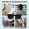 BATES VISION BLACK LENOPÄISCHE BRILLE ZERTIFIZIERT MADE IN ITALY GYNASTISCHE