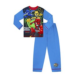 Boys Power Rangers Beast Morpher Long Pyjamas 4 to 10 Years (6-7 Years) Blue