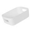 VILLFUL 6pcs Plastic Storage Bins Desktop Organizers for Bathroom Kitchen