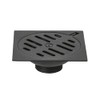 Foset RS-601M, Resumidero cuadrado 4"x4" metálico color negro