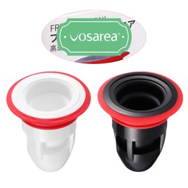 VOSAREA 2 Pcs Shower Floor Drain Anti-Odor Plug for Kitchen Bathroom
