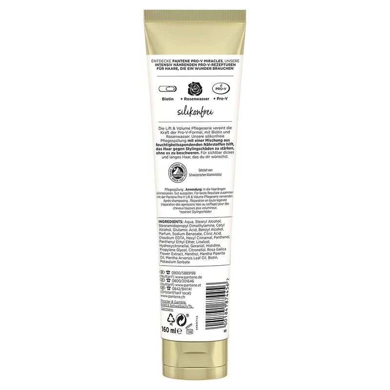 3 x Pantene Pro-V Miracles Lift & Volume Hair Thickening
