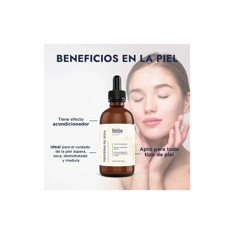 Proteina De Seda Hidrolizado Liquido Capilar Y Facial 100g