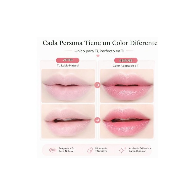 FirstFly - Juego de 6 lápices labiales nutritivos de larga