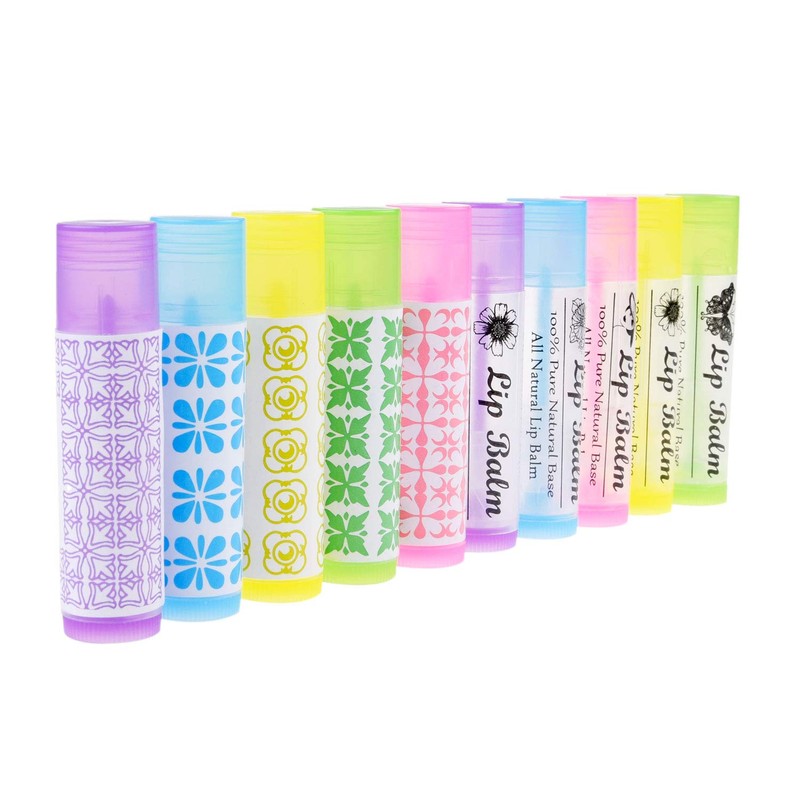 Lip Balm Container Tubes - 25 Pack (5 x 5