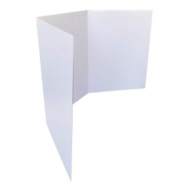 Royal Brites White Grid Trifold Presentation Board, Project Board, 14 x 33 Inches