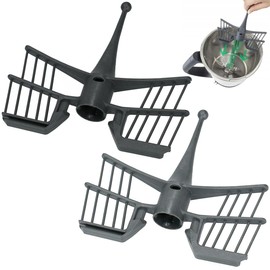 NHPY Set of 2 Mixing Attachments for Thermomix, Butterfly Mixing Attachment Stirrer for Thermomix Tm5 TM6 Tm31, Accessory Attachment Food-Safe Butterfly Mixing Attachment, Food Processor Replacement