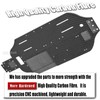BRCatWPark Carbon Fibre Chassis Upgrades Part for 1/10 Slash 4X4