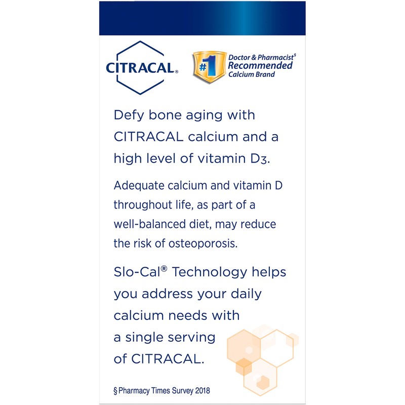 Citracal Calcium + D Slow Release 1200 Tablets 80 Tablets