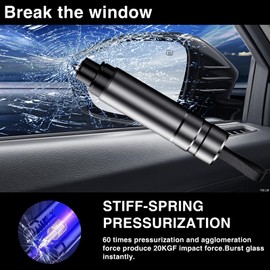 YANINEE Hammerdex Original Glass Breaker with Belt Cutter