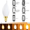Duoled E12 Dimmable Candelabra Bulb 2700k Warm White Candle Light