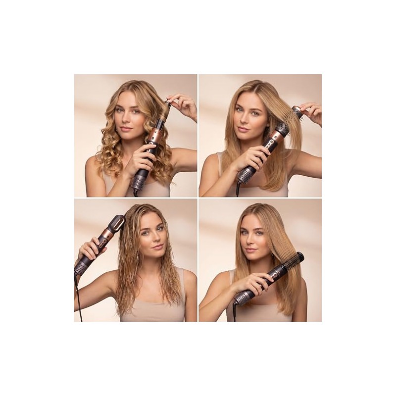 Princess Airstyler Plus 6-in-1 Styling Tool with DC Motor, 3
