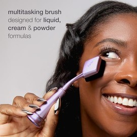 tarte Brocha para corrector de difuminación con cinta de forma, aplicación sin esfuerzo para corrector para cubrir ojeras y decoloración con cobertura