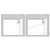 STAS Cliprail Max Picture Hanging System Set White - Rail
