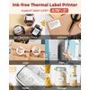 Phomemo M110 Portable Wireless Thermal Label Printer, Bluetooth Label Maker